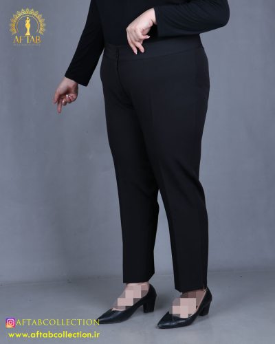 شلوار مازراتی قد100 سایزبزرگ مشکی