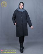 بافت بلند برش دار سایزبزرگ زغالی