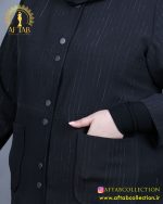 مانتو مازراتی لمه سایزبزرگ جیب