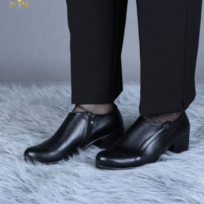 کفش اداری بغل زیپ پابزرگ