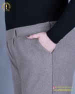 شلوار بگ فوتر سایزبزرگ جیب