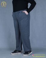 شلوار بگ فوتر سایزبزرگ زغالی