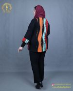 شومیز الیزا جلو طرحدار سایزبزرگ شیک