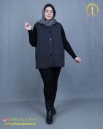 بافت ژیله طرحدار سایزبزرگ نما دور