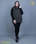 بافت ژیله طرحدار سایزبزرگ کرم