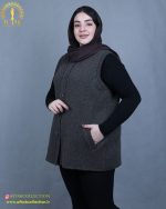 بافت ژیله طرحدار سایزبزرگ نما بغل