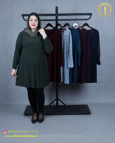 تونیک یقه گیپور سایزبزرگ