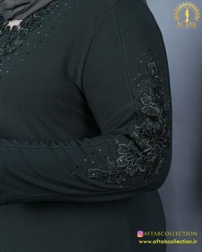 تونیک یقه گیپور سایزبزرگ آستین