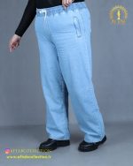 شلوار نیم بگ کمر گتر سایزبزرگ