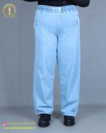 شلوار نیم بگ کمر گتر سایزبزرگ نما جلو