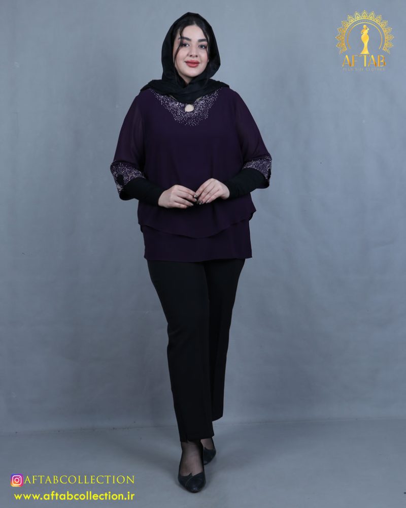 شومیز یقه اشکی سایزبزرگ شومیز یقه اشکی سایزبزرگ