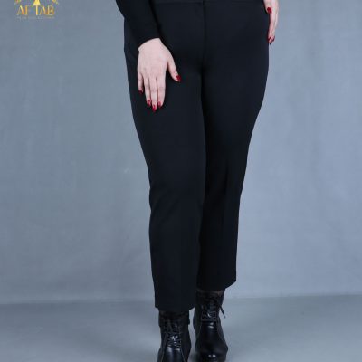 شلوار گاباردین قد 90 سایزبزرگ مشکی