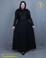 پیراهن مجلسی حریر ریسه ای سایزبزرگ