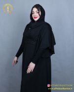 پیراهن مجلسی وسط گیپور سایزبزرگ 2952 - Image 5