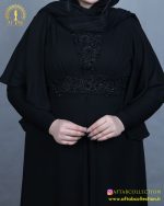 پیراهن مجلسی وسط گیپور سایزبزرگ خرجکار گیپور