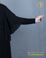 پیراهن مجلسی وسط گیپور سایزبزرگ آستین