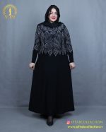 پیراهن مجلسی سنگدوزی سایزبزرگ نما دور