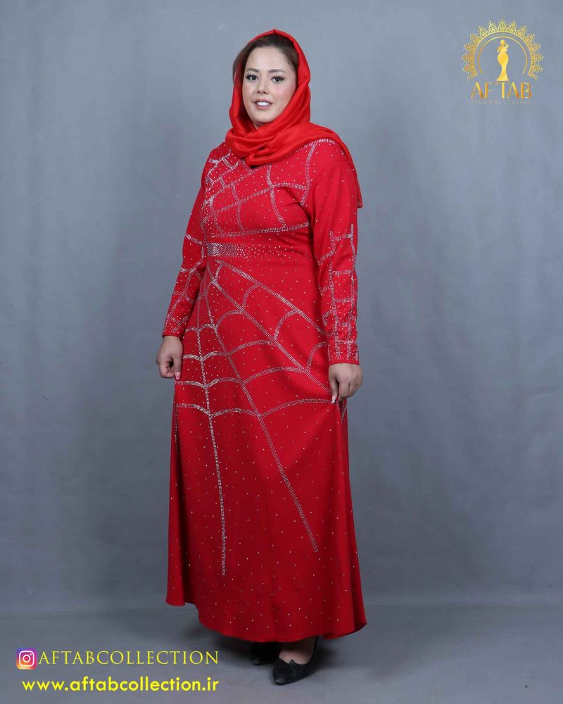 لباس مجلسی عنکبوتی سایزبزرگ