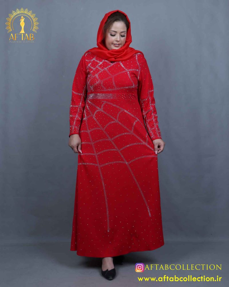 لباس مجلسی عنکبوتی سایزبزرگ