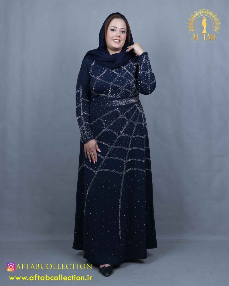 لباس مجلسی عنکبوتی سایزبزرگ