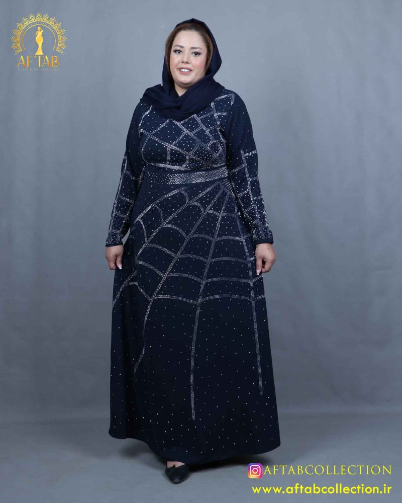 لباس مجلسی عنکبوتی سایزبزرگ