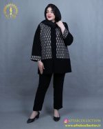 مانتو شانتون لمه خرجکار هندی سایزبزرگ ستاره