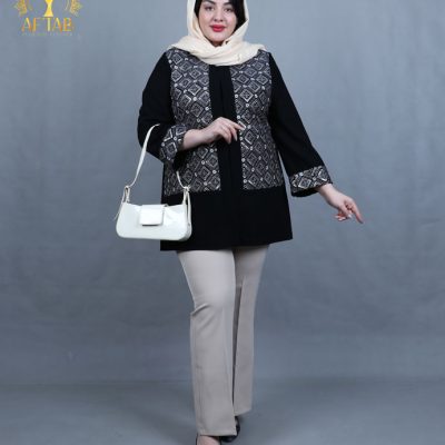 مانتو شانتون لمه خرجکار هندی سایزبزرگ