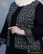 مانتو شانتون لمه خرجکار هندی سایزبزرگ آستین