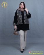 مانتو شانتون لمه خرجکار هندی سایزبزرگ شیک