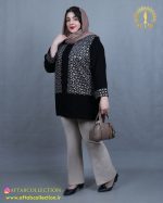 مانتو شانتون لمه خرجکار هندی سایزبزرگ خنک