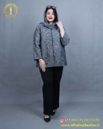 مانتو ژاکارد مغزی سایزبزرگ