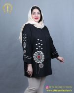 مانتو بیسکوییتی قاصدک سایزبزرگ شیک