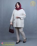 مانتو بیسکوییتی قاصدک سایزبزرگ سبک