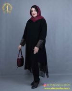 مانتو شانتون خرجکار یاخما سایزبزرگ شیک