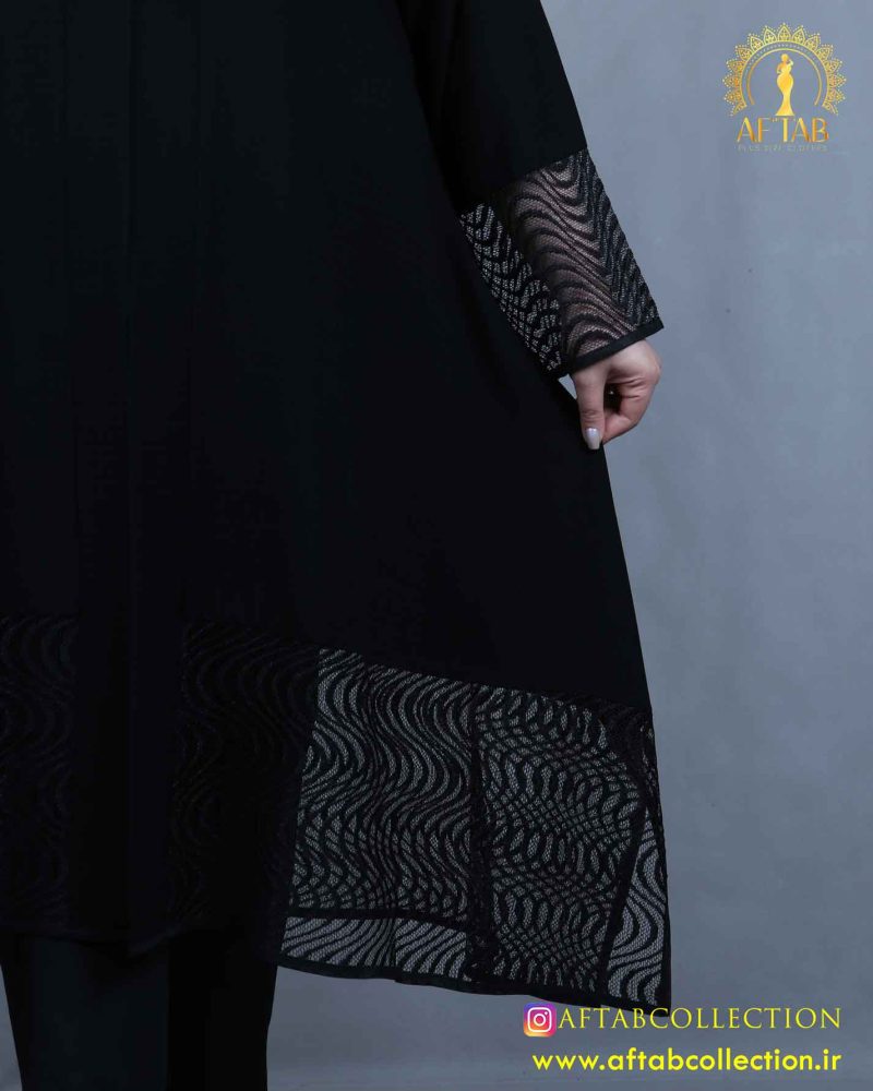 مانتو شانتون خرجکار یاخما سایزبزرگ کلوش