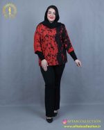 شومیز طرحدار مجلسی سایزبزرگ