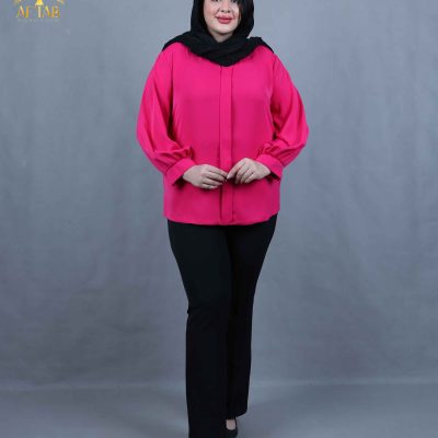 شومیز جلو سجاف سایزبزرگ