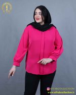 شومیز جلو سجاف سایزبزرگ نما نزدیک