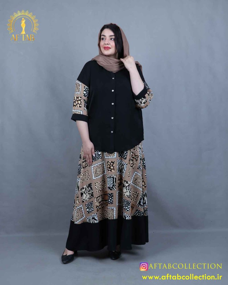 شومیز دامن الیزا سایزبزرگ