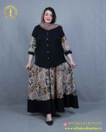 شومیز دامن الیزا سایزبزرگ کرم