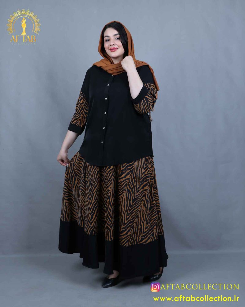 شومیز دامن الیزا سایزبزرگ شیک
