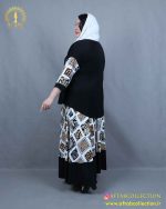 شومیز دامن الیزا سایزبزرگ نما پشت