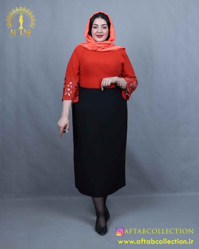 دامن کرپ مازراتی قد 95 سانت سایزبزرگ