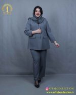 کت و شلوار دیپلمات تک دکمه سایزبزرگ