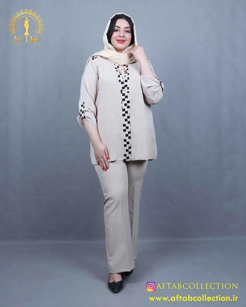 شومیز الیزا پشت پیلی سایزبزرگ