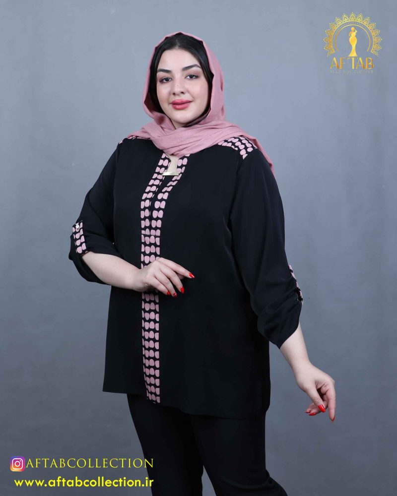 شومیز الیزا پشت پیلی سایزبزرگ