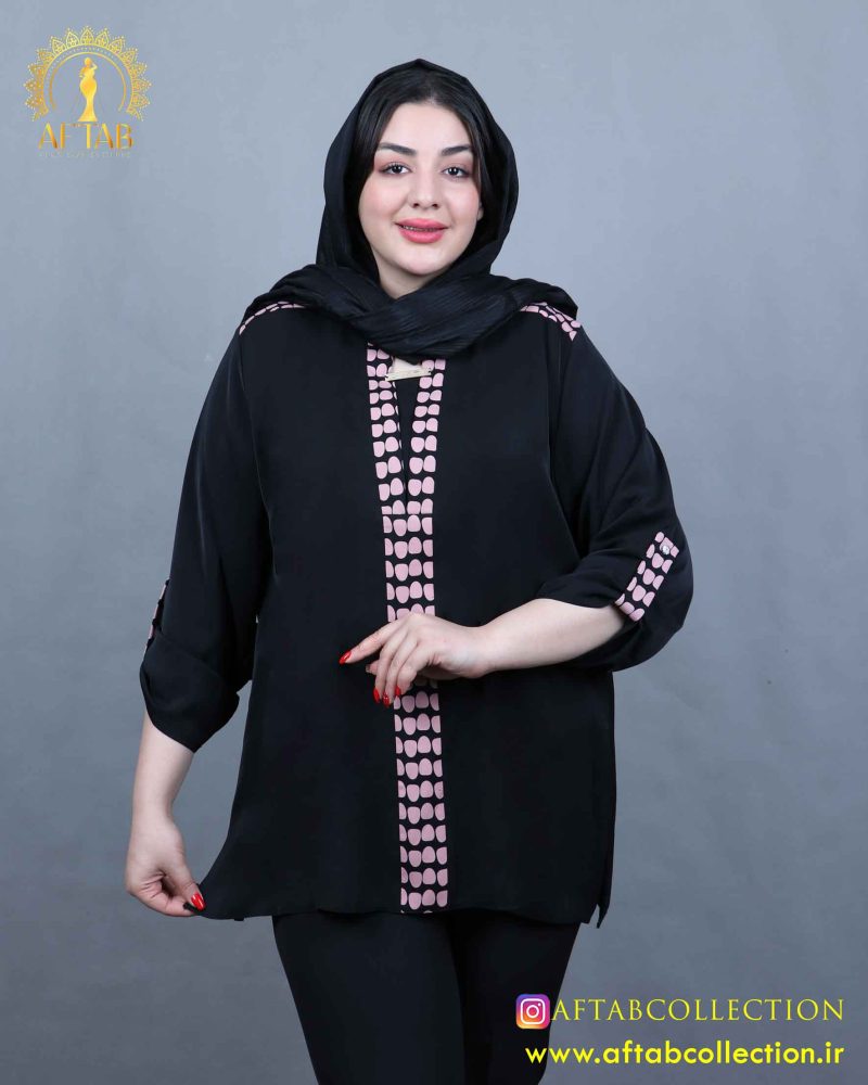 شومیز الیزا پشت پیلی سایزبزرگ