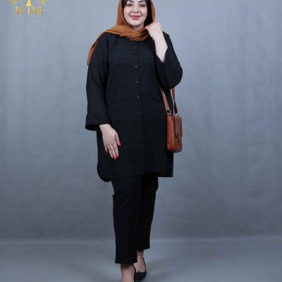 مانتو آماس کیمونو ساده سایزبزرگ خنک