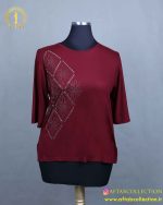 تیشرت نگین لوزی سایزبزرگ راحت