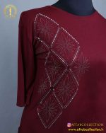 تیشرت نگین لوزی سایزبزرگ سبک